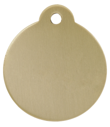 Brass Disc Pet Tag